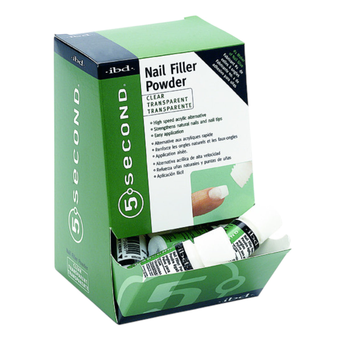 IBD 5 Second Nail Filler Powder Clear